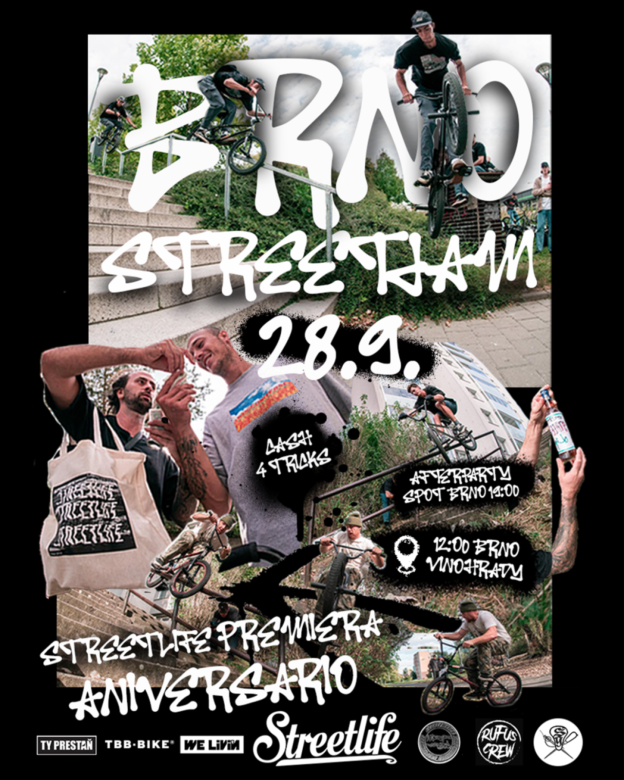 Streetjam Brno 2024Aniversario premiere info